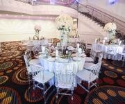 decorations in banquet hall