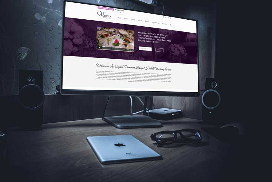 Vatican Banquet Hall's New Website