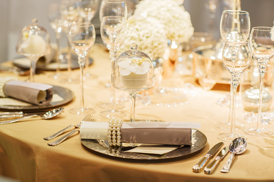 Vatican Banquet Hall Table Setting