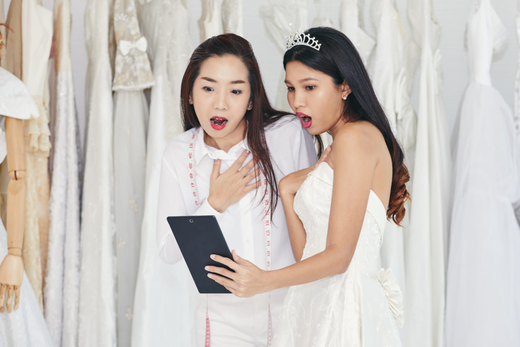 wedding dress shopping