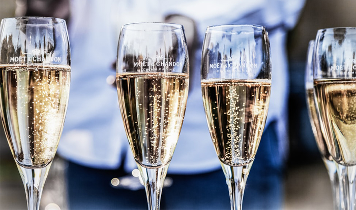 Corporate Events - Champagne Glasses