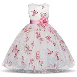Floral Cincoanera Dress